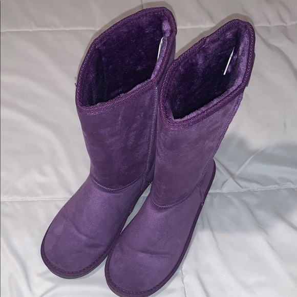 Alpine Swiss Purple Women's Boots - Picture 4 of 8